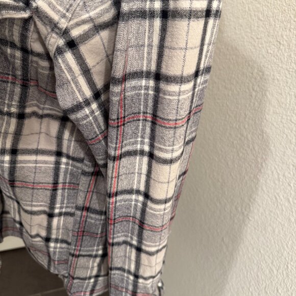 Eddie Bauer Women SZ M Cotton Plaid Button up - Picture 4 of 8